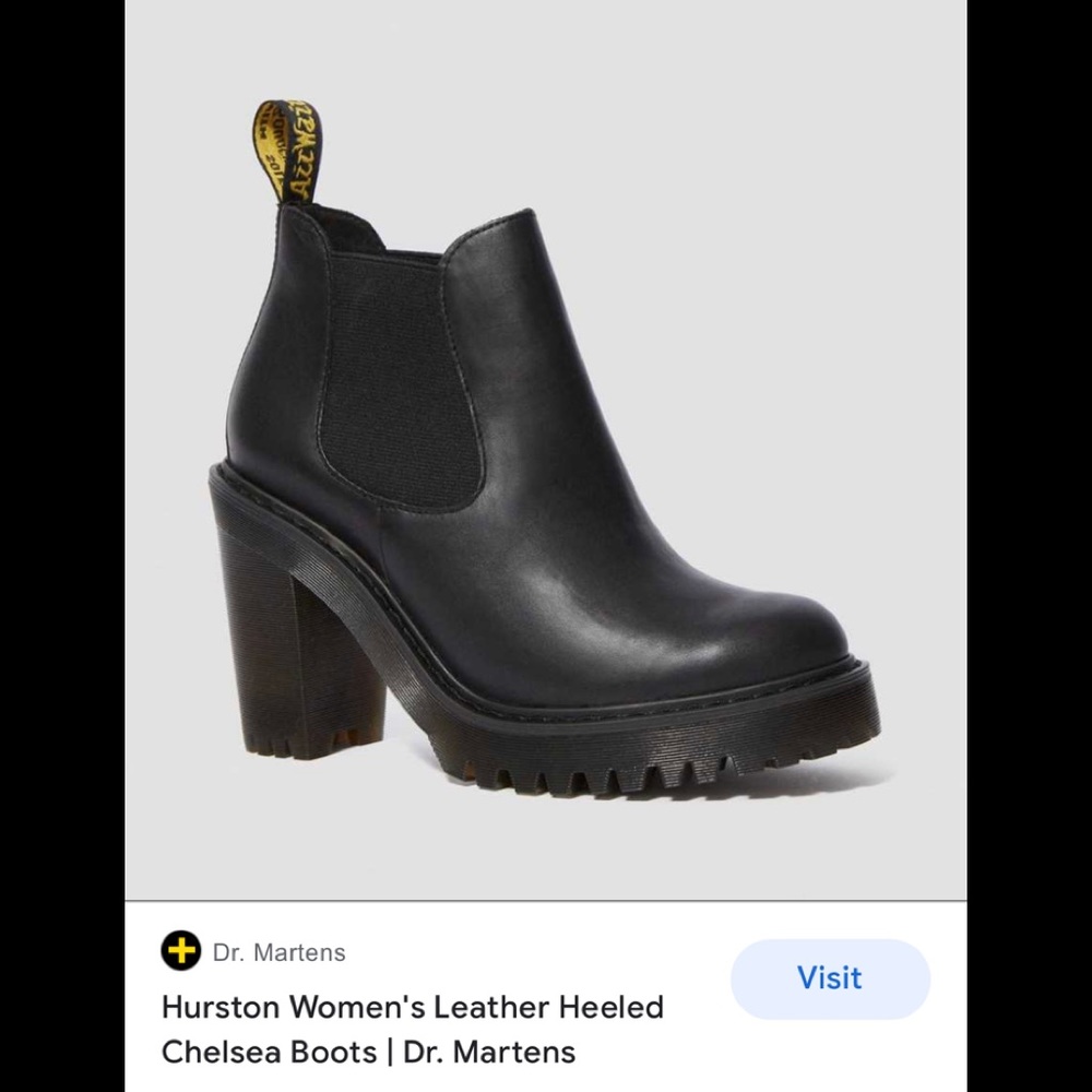 Hurston Chelsea leather Doc Marten booties size 38